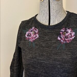 EUC ZARA SEQUINS TOP